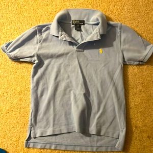 Gently worn light blue Ralph Lauren polo shirt from pet and smoke free home.